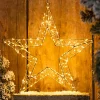LED-Dekoleuchte "Star" in Warmweiß - (B)40 x (H)42 cm