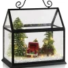 LED-Dekoobjekt "House" in Schwarz - (B)24,2 x (H)25 cm