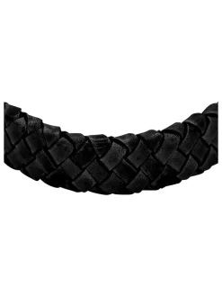 Leder-Armband in Schwarz