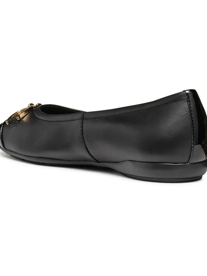 Leder-Ballerinas "Annytah" in Schwarz