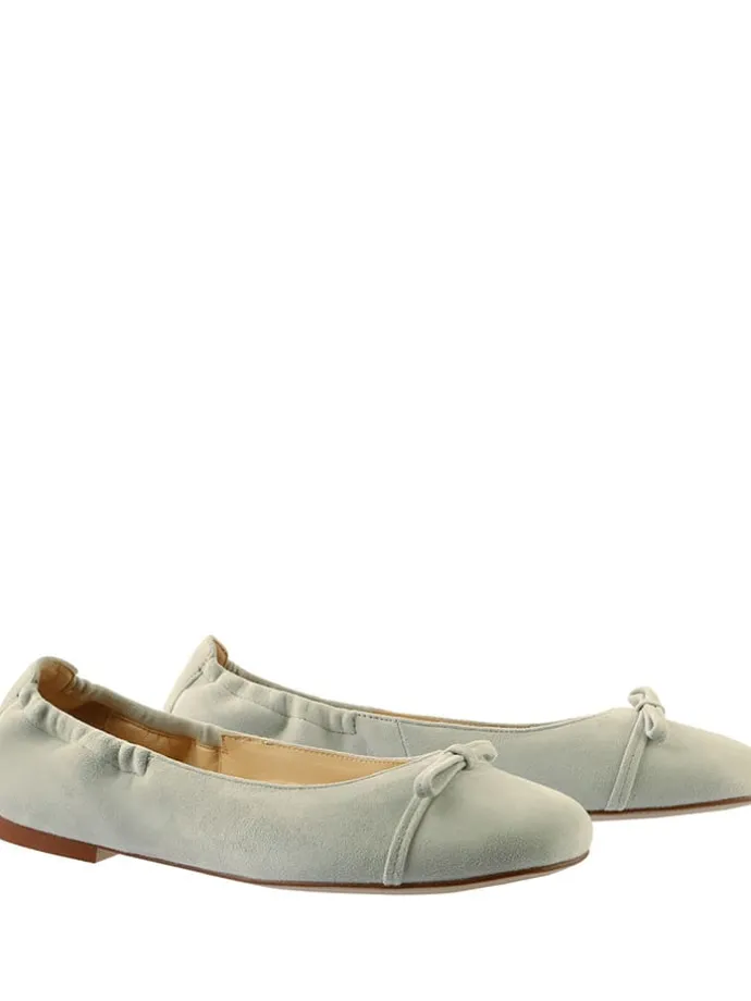Leder-Ballerinas "Betty" in Hellblau