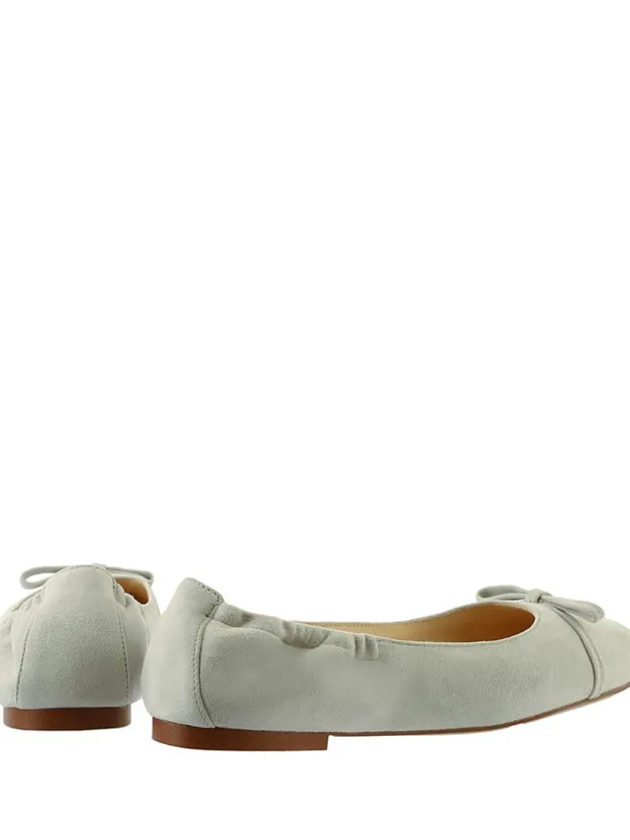 Leder-Ballerinas "Betty" in Hellblau