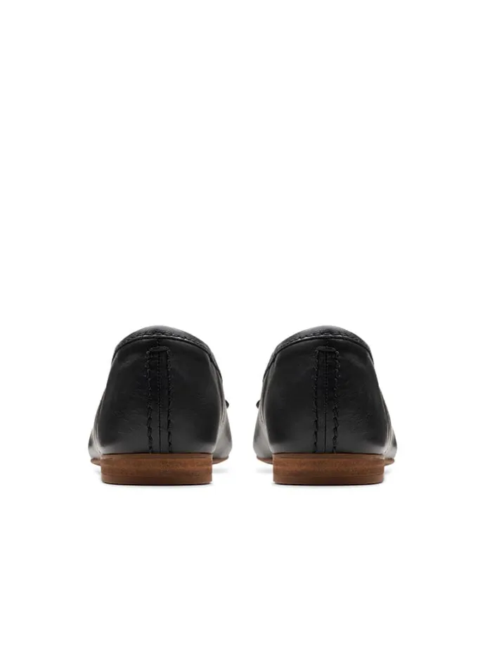 Leder-Ballerinas "Fawna" in Schwarz