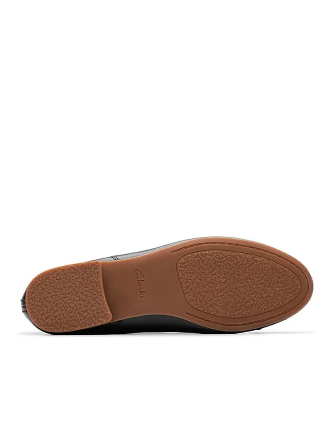 Leder-Ballerinas "Fawna" in Schwarz