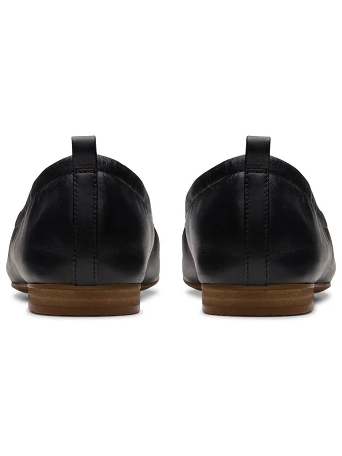 Leder-Ballerinas "Fawna" in Schwarz