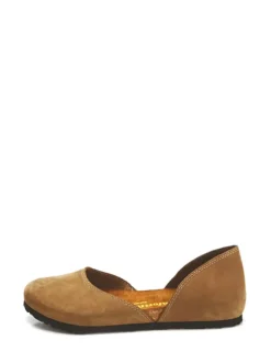 Leder-Ballerinas in Sand