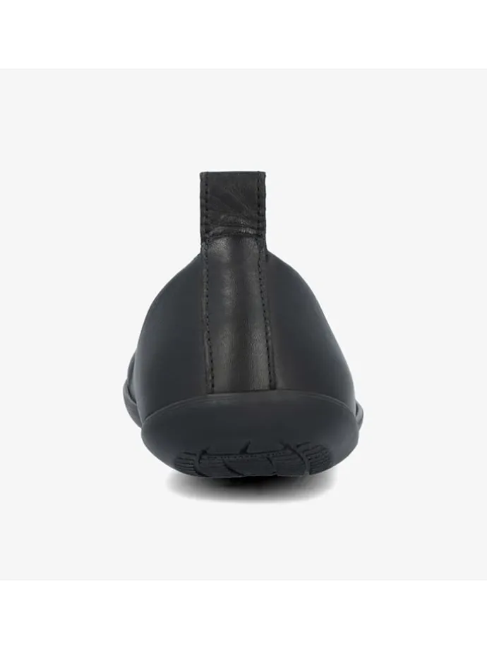 Leder-Barfußschuhe "Ballet 2.0" in Schwarz