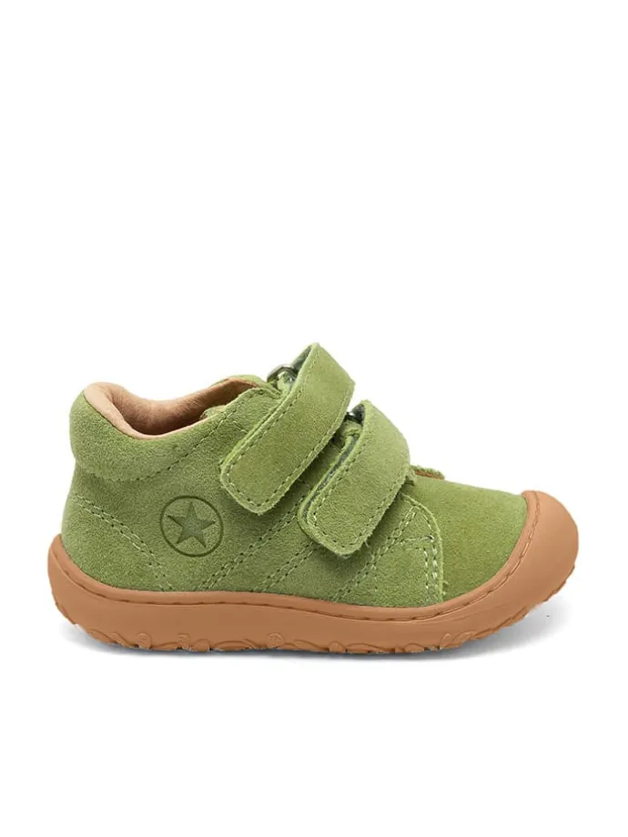 Leder-Barfußschuhe in Grün