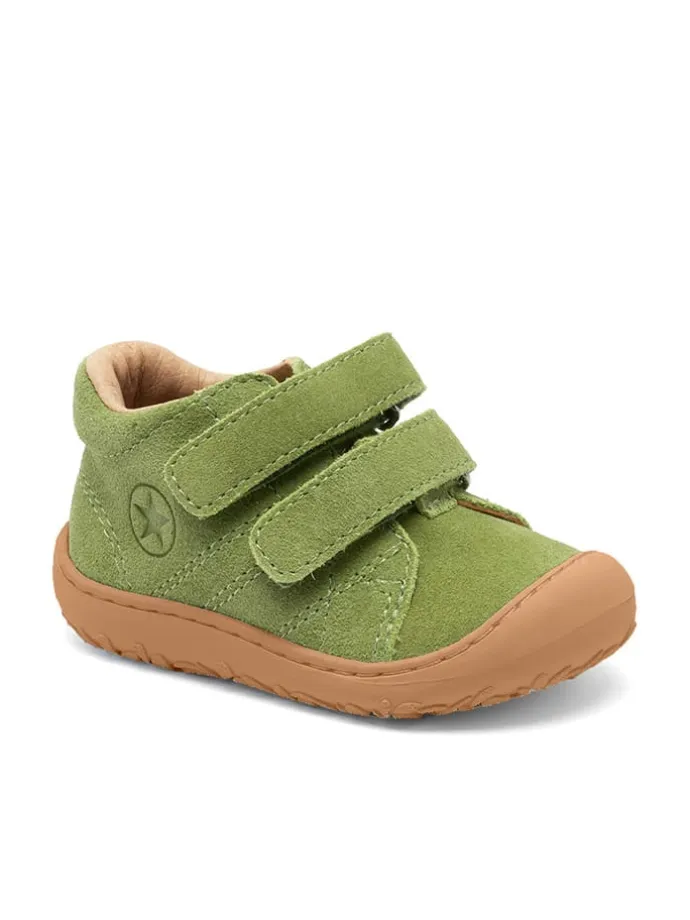 Leder-Barfußschuhe in Grün