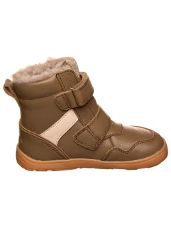 Leder-Barfußschuhe  in Hellbraun