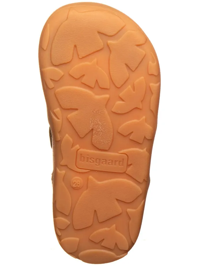 Leder-Barfußschuhe in Hellbraun