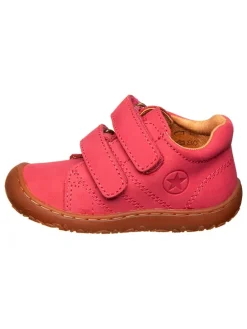Leder-Barfußschuhe in Pink