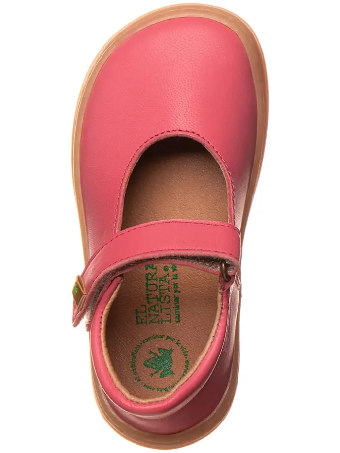 Leder-Barfußschuhe in Pink