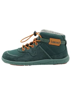 Leder-Barfußschuhe in Türkis
