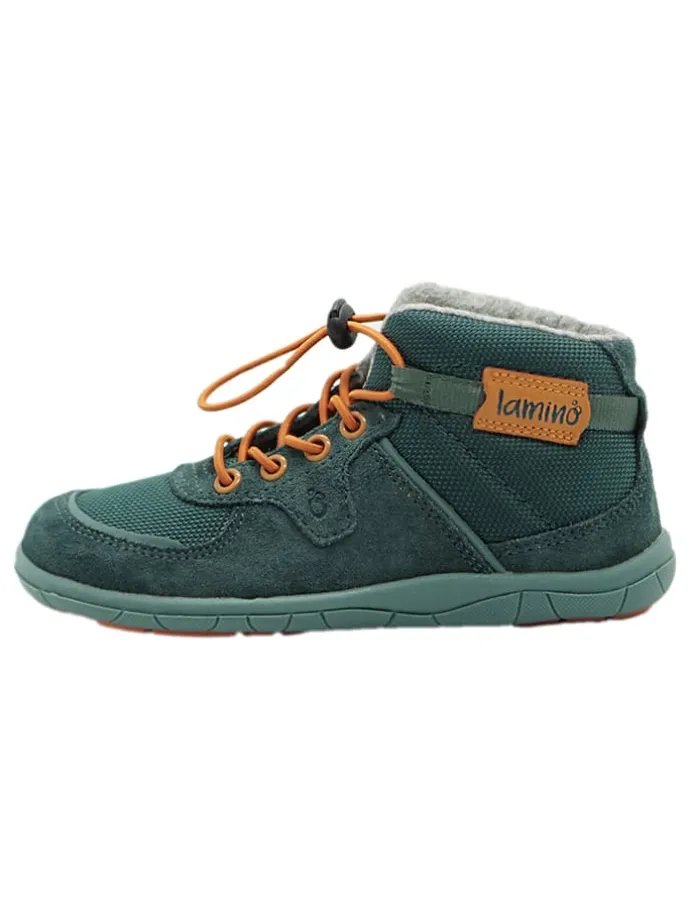 Leder-Barfußschuhe in Türkis