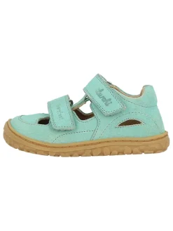 Leder-Barfußschuhe "Nando" in Türkis
