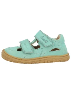 Leder-Barfußschuhe "Nando" in Türkis