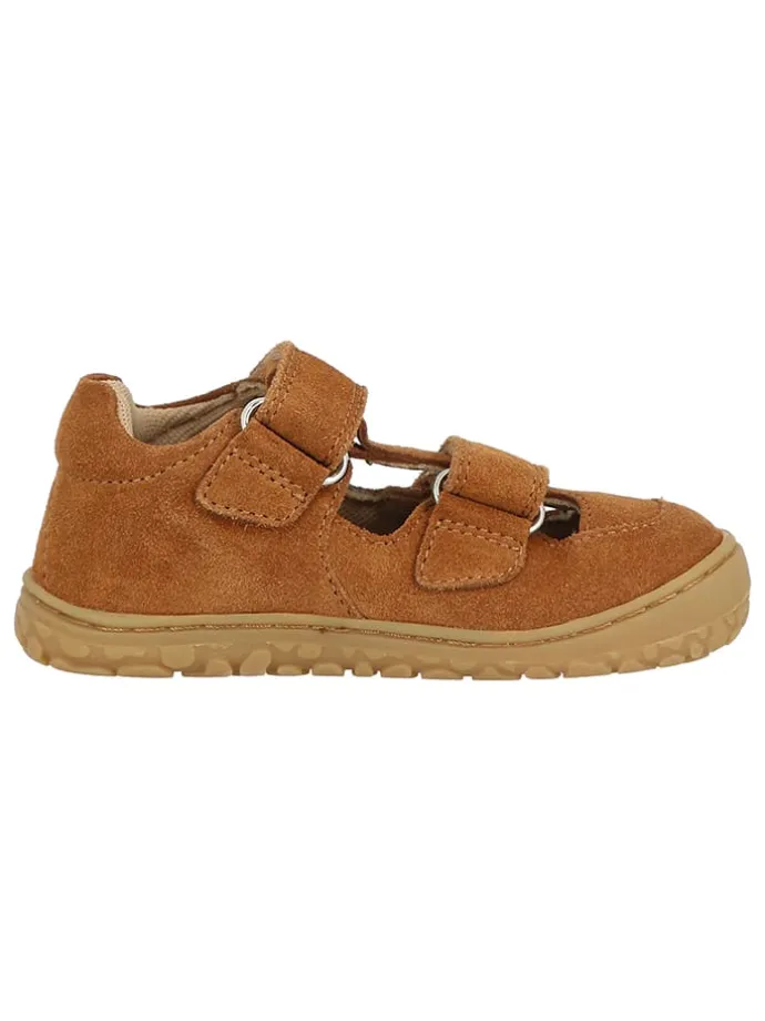 Leder-Barfußschuhe "Nando" in Hellbraun