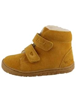 Leder-Barfußschuhe "Nik" in Gelb