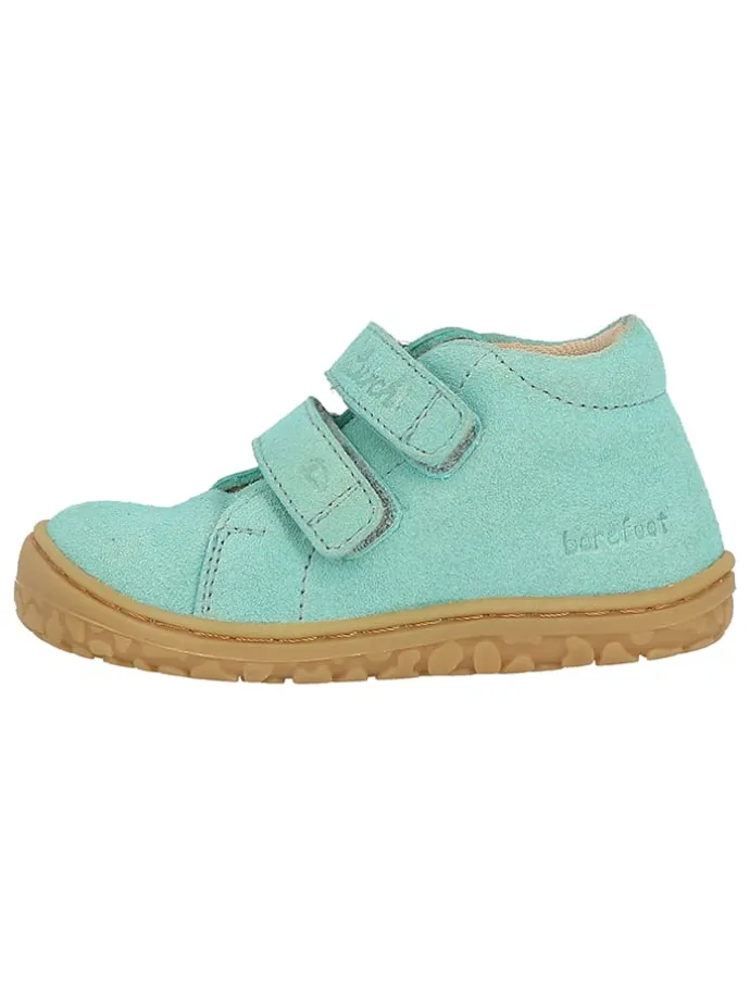 Leder-Barfußschuhe "Norik" in Türkis