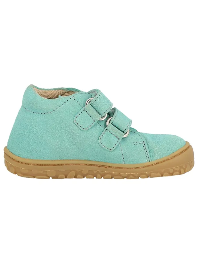 Leder-Barfußschuhe "Norik" in Türkis