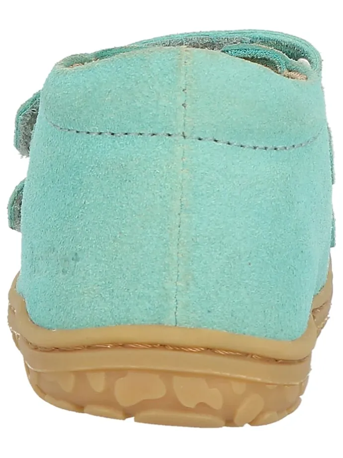 Leder-Barfußschuhe "Norik" in Türkis
