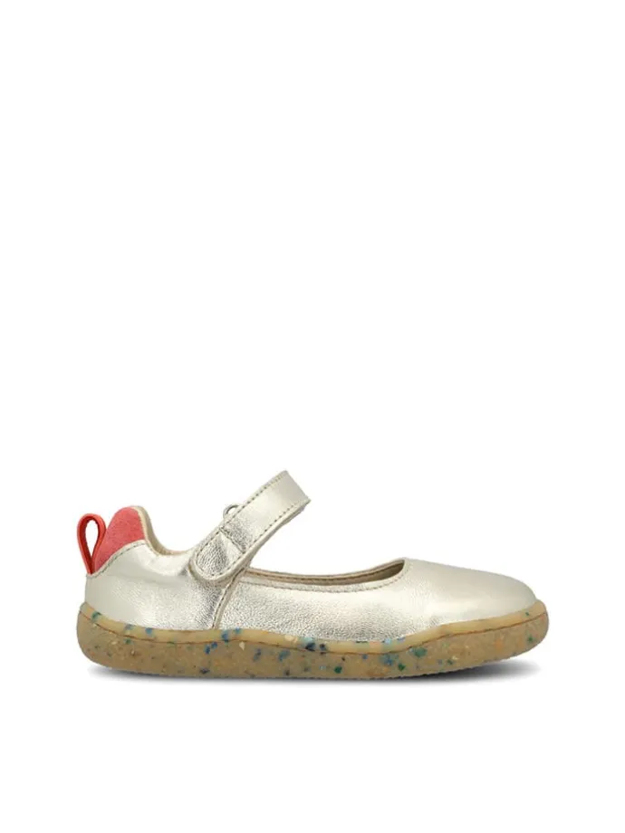 Leder-Barfußschuhe "Stella" in Gold