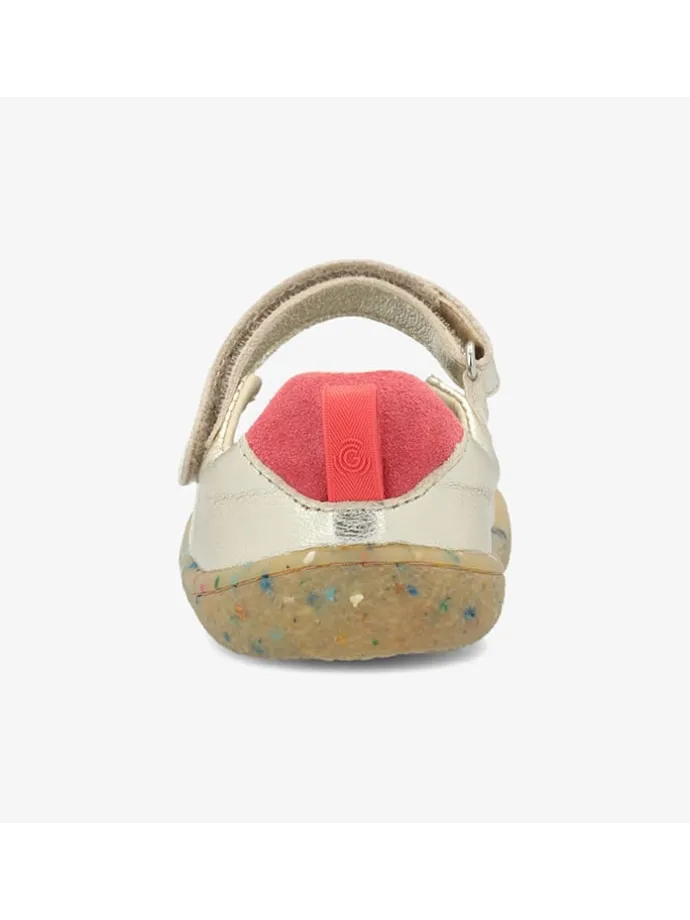 Leder-Barfußschuhe "Stella" in Gold