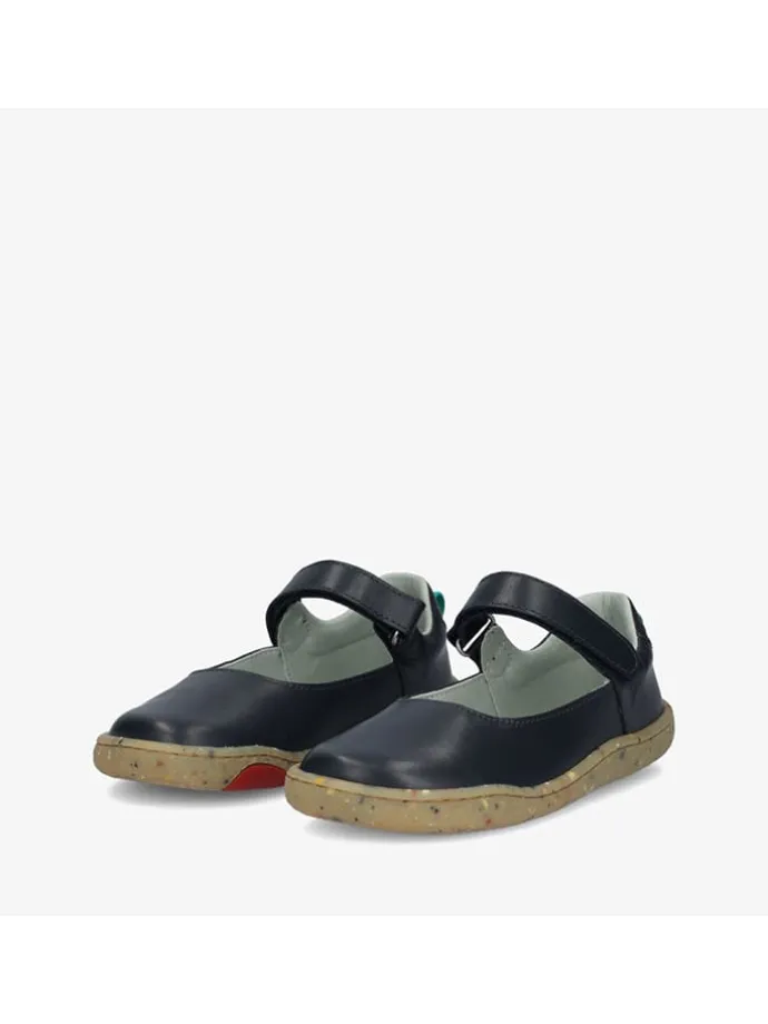 Leder-Barfußschuhe "Stella" in Schwarz
