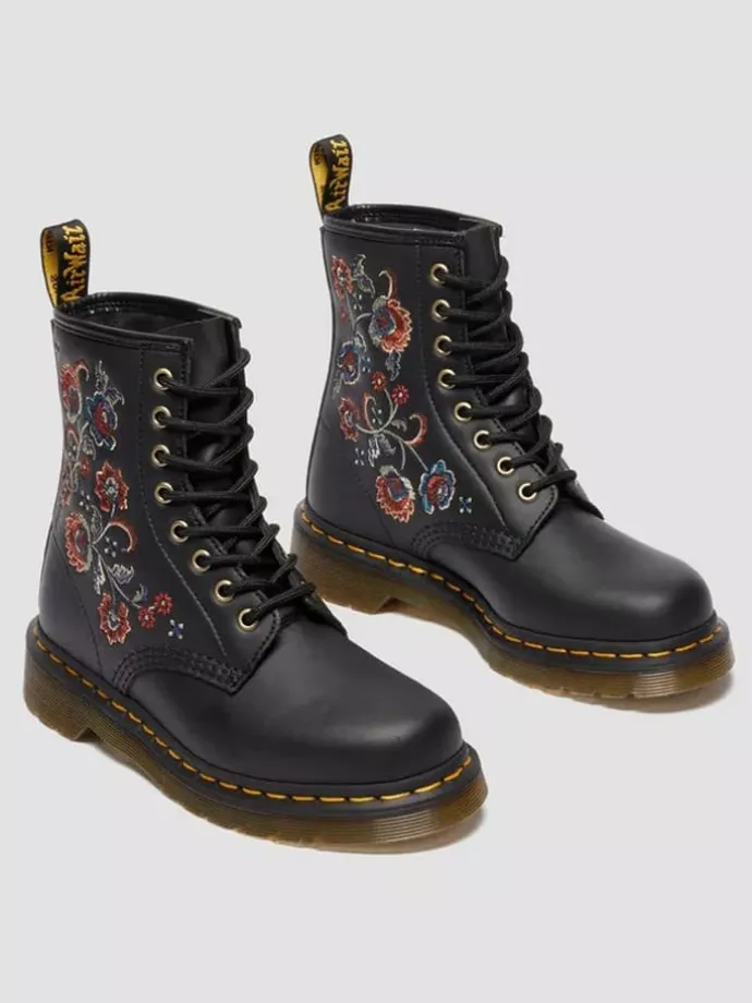 Leder-Boots "1460 Vonda" in Schwarz/ Bunt