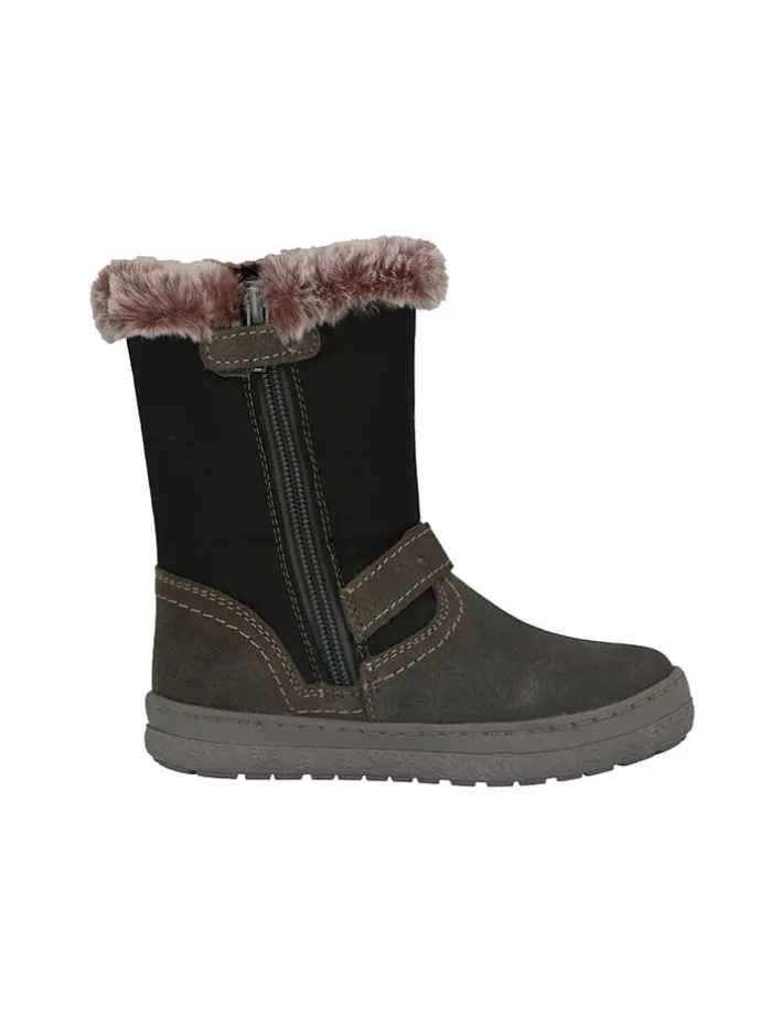 Leder-Boots "Astral" in Grau