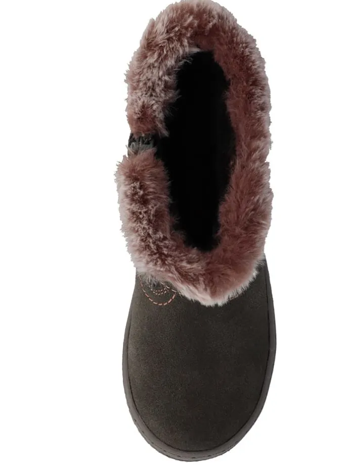 Leder-Boots "Astral" in Grau