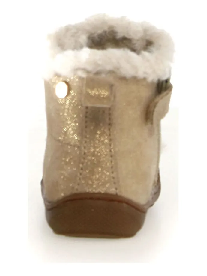 Leder-Boots "Bebay" in Beige