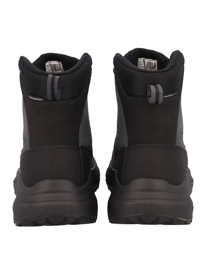 Leder-Boots "Dypsie" in Grau/ Schwarz