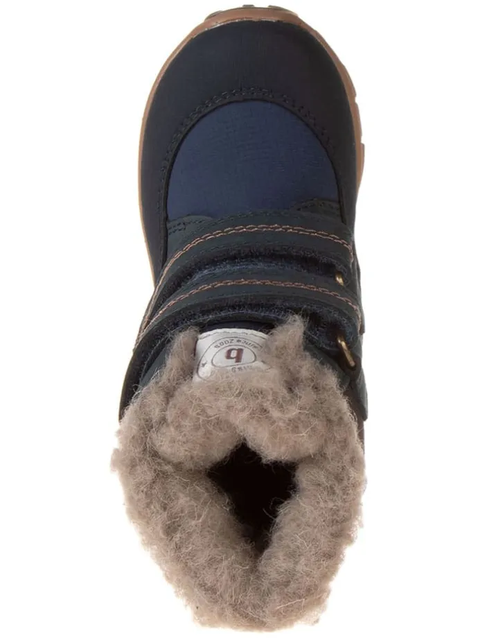 Leder-Boots "Eigil" in Blau