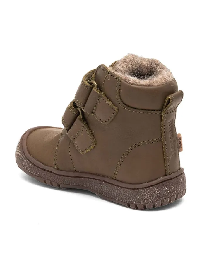 Leder-Boots ''Evon'' in Khaki