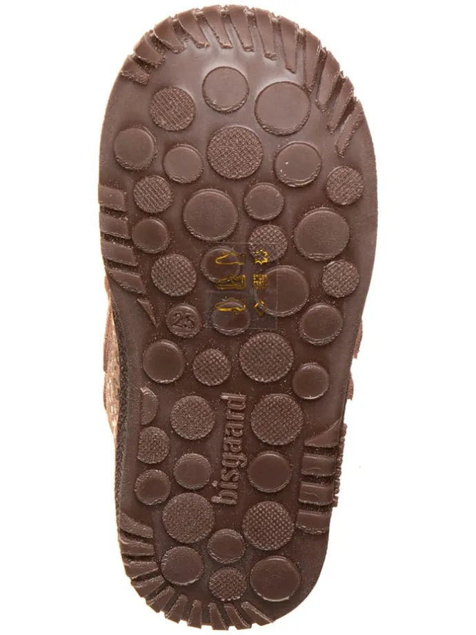 Leder-Boots "Gorm" in Rosa/ Gold