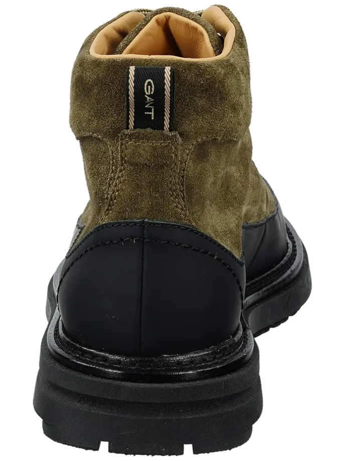 Leder-Boots "Hillprep" in Oliv