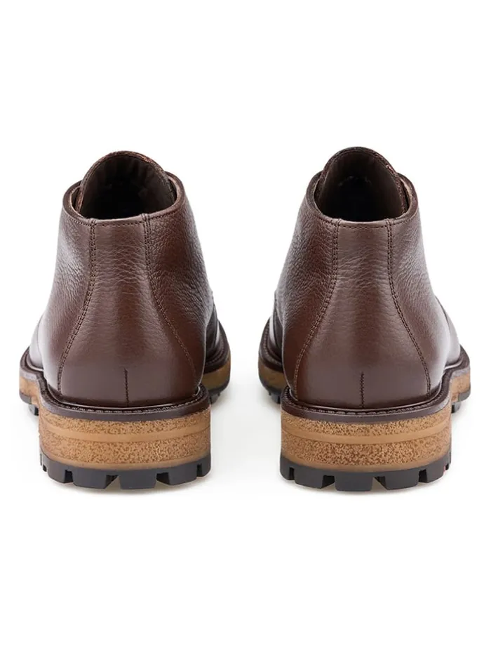 Leder-Boots in Braun