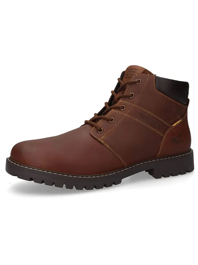 Leder-Boots in Braun