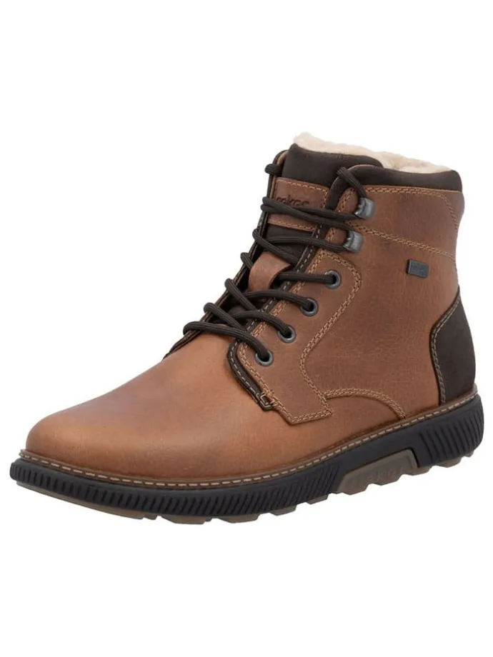 Leder-Boots in Hellbraun