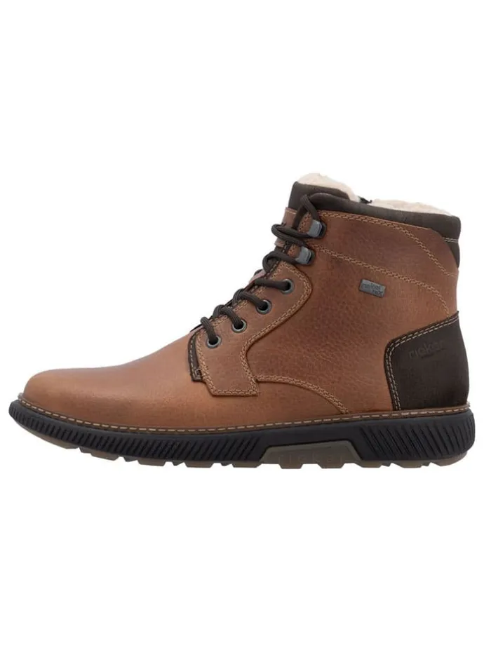 Leder-Boots in Hellbraun