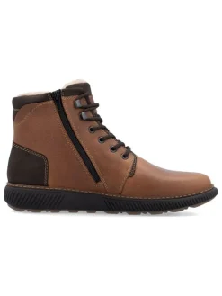 Leder-Boots in Hellbraun