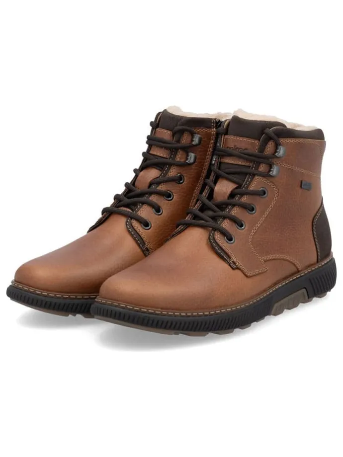 Leder-Boots in Hellbraun
