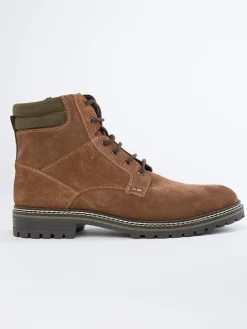 Leder-Boots in Hellbraun