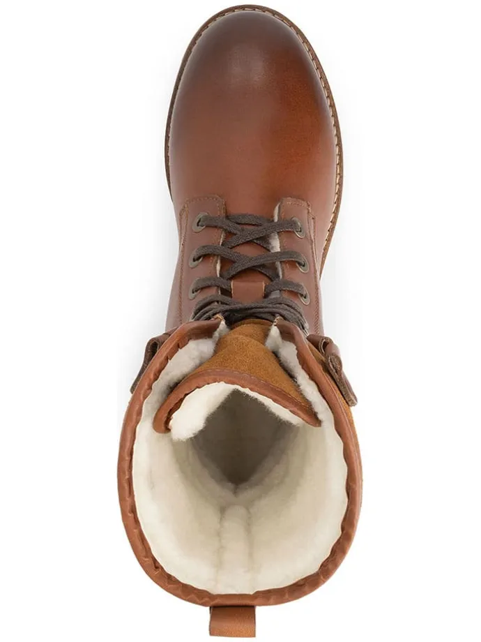 Leder-Boots in Hellbraun
