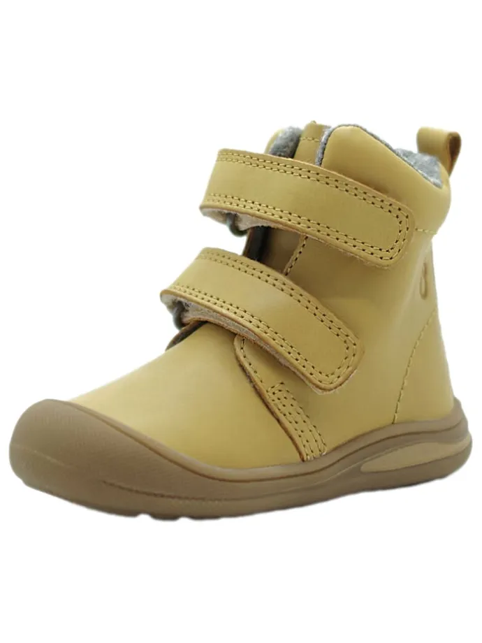 Leder-Boots in Senf