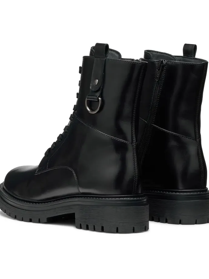 Leder-Boots "Iridea" in Schwarz