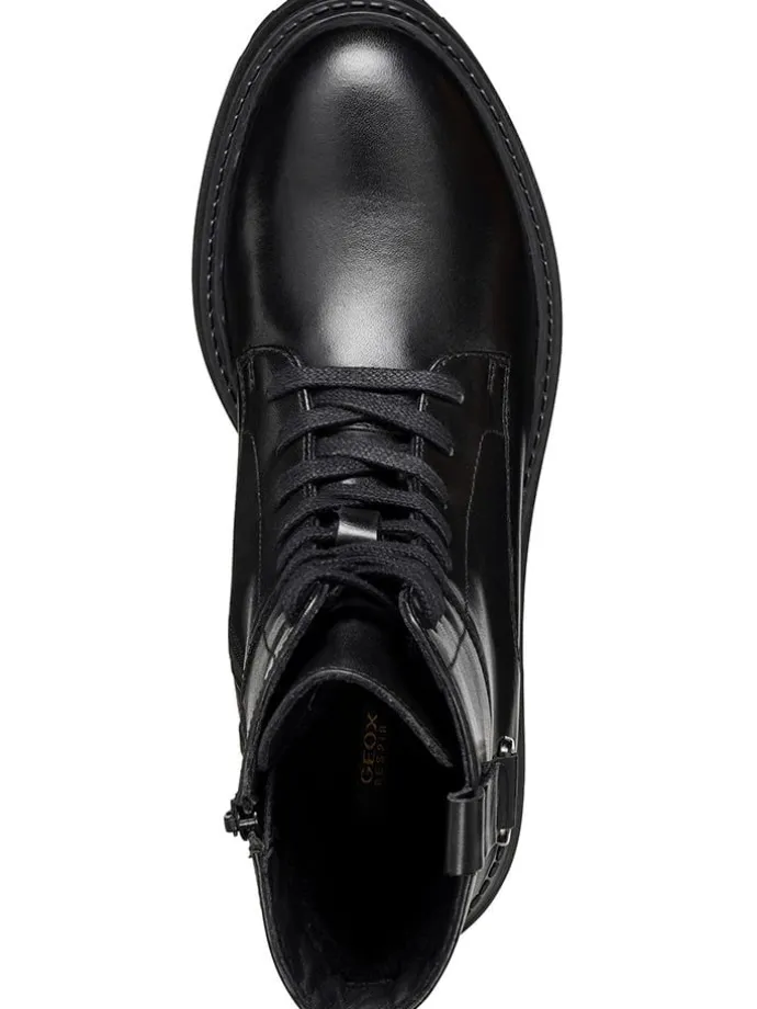 Leder-Boots "Iridea" in Schwarz