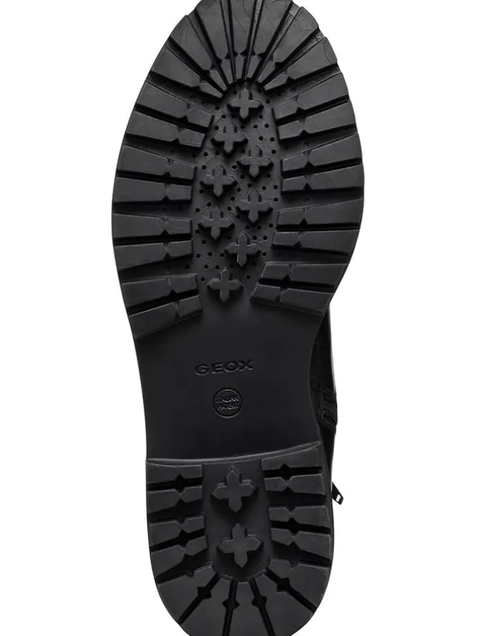 Leder-Boots "Iridea" in Schwarz
